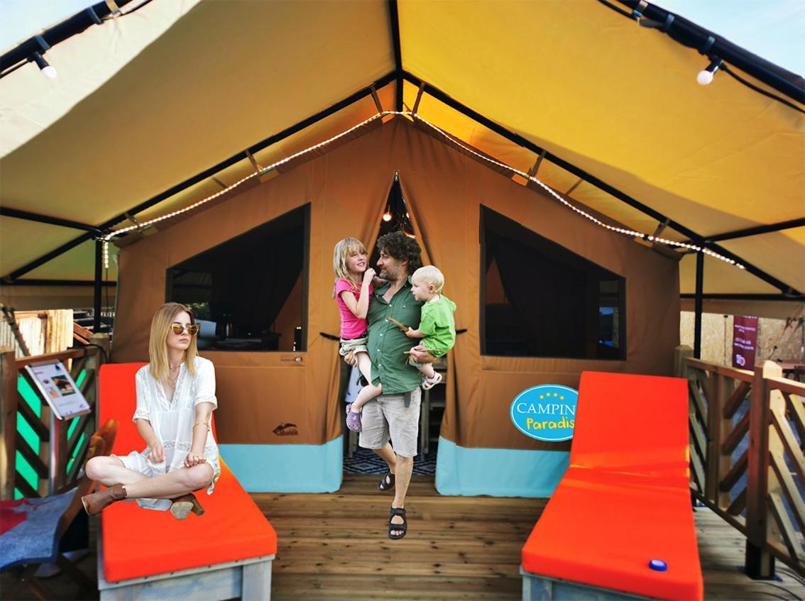 Oh! Campings - Camping Paradis A L'Ombre Des Tilleuls Peyrouse Exterior photo